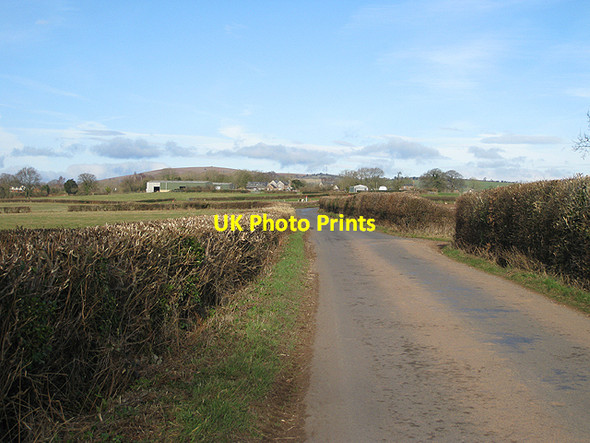 Photo 6"x4" Approaching Garway from the Southeast Garway c2009