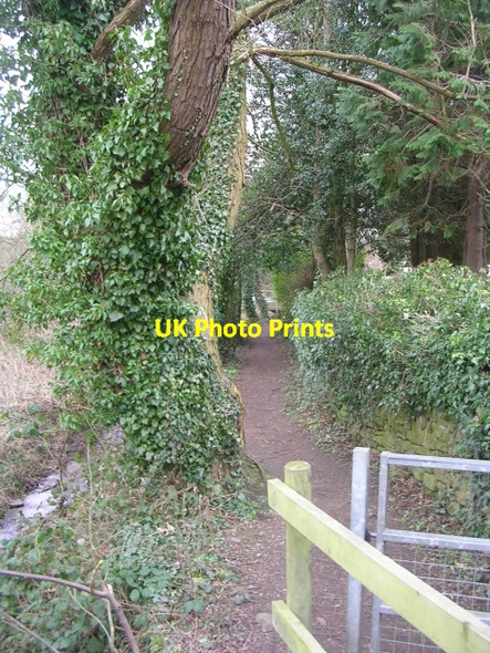 Photo 6"x4" Footpath - Bolton Road Addingham c2009