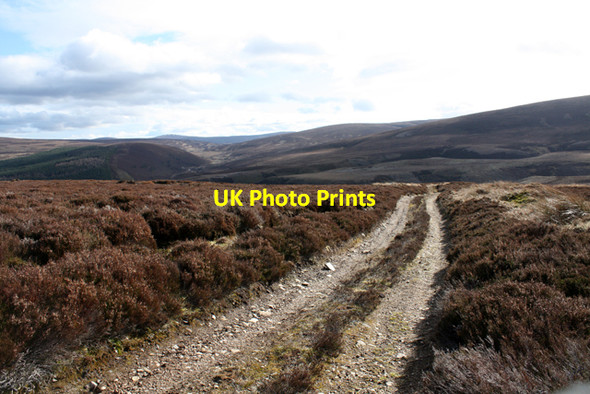 Photo 6"x4" Track on Tom an t-Suidhe Mhoir Bridge of Brown c2009