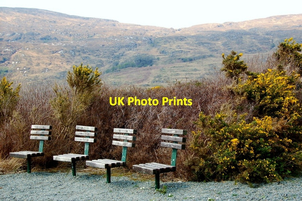 Photo 6"x4" Glenveagh National Park - Viewing area Church Hill\/C0615 c2008