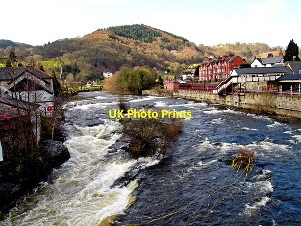 Photo 6"x4" River Dee at Llangollen Llangollen c2008