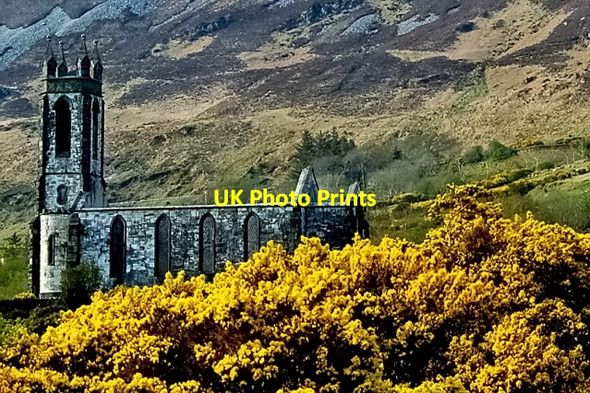 Photo 6"x4" Dunlewy - Derelict church near Poison Glen Money Beg c2008 P1