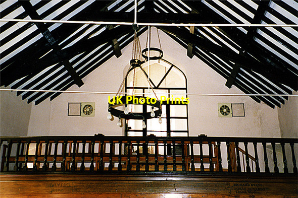 Photo 6"x4" Church Gallery Llanarmon Dyffryn Ceiriog c1997