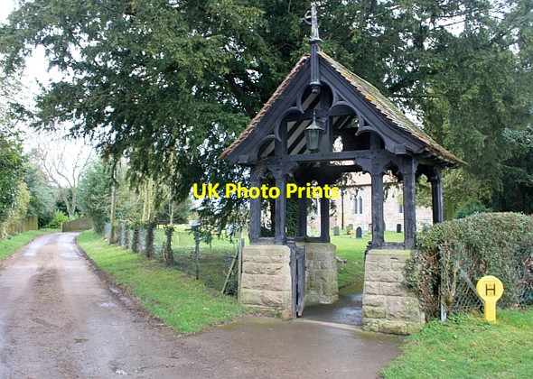 Photo 6"x4" Ullingswick Lychgate Ullingswick c2009