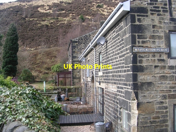 Photo 6"x4" Navigation Place - Bacup Road Todmorden c2009