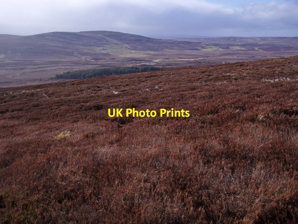 Photo 6"x4" Moorland, Carn na Glaisneach Carn Bad na Caorach c2009