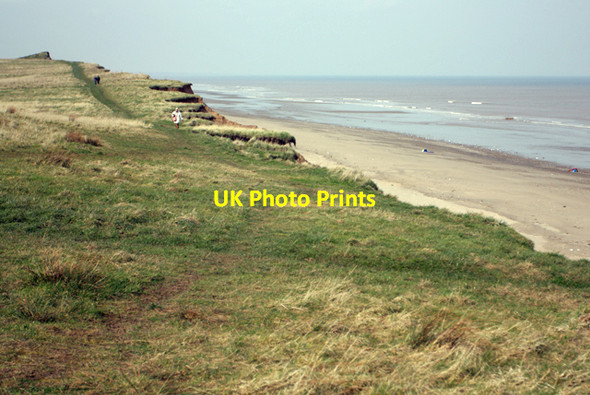Photo 6"x4" Cliff top path, towards Mount Pleasant East Newton\/TA2637 c2009