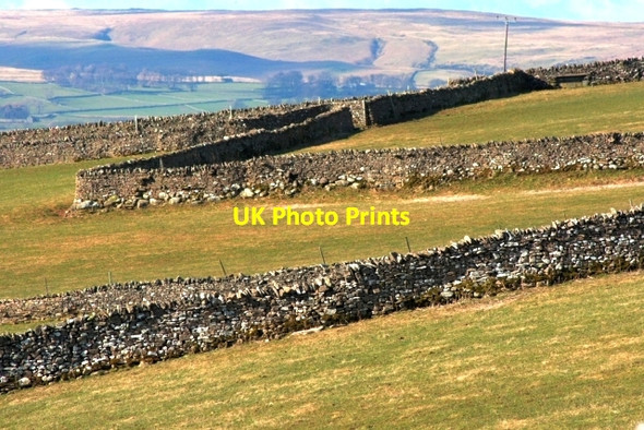 Photo 6"x4" Limestone Walls Keld\/NY5514 c2009