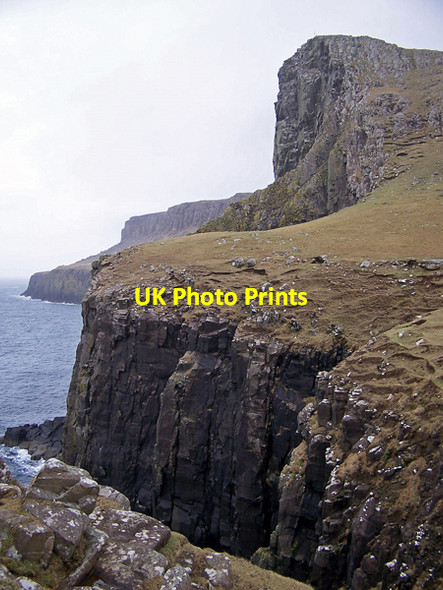 Photo 6"x4" Cliffs at Neist Point Waterstein c2009