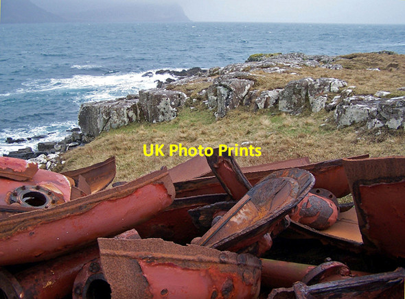 Photo 6"x4" Scrap and rocks Waterstein c2009