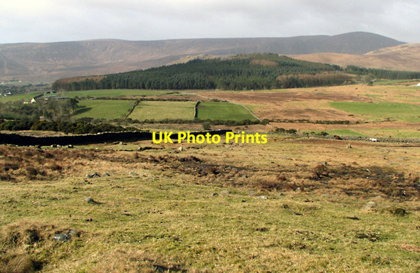 Photo 6"x4" Mourne countryside at Slievenagore Attical c2009