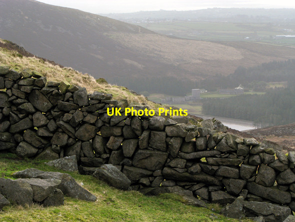 Photo 6"x4" Mourne Wall, Slievenaglogh Attical c2009