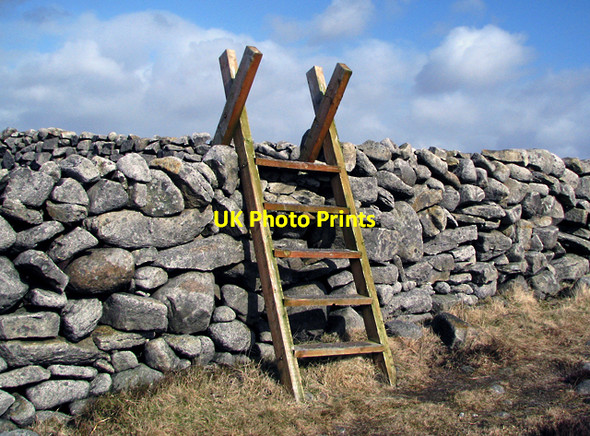Photo 6"x4" Stile over the Mourne Wall, Slievenaglogh Attical c2009
