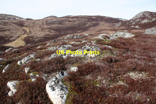 Photo 6"x4" Rocky moorland on Creag na h-Iolaire Carn Glas-choire c2009