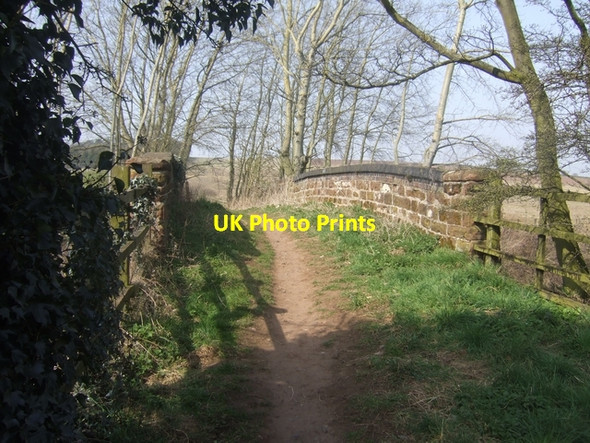 Photo 6"x4" Railway bridge on the Monarch's Way West Hagley c2009
