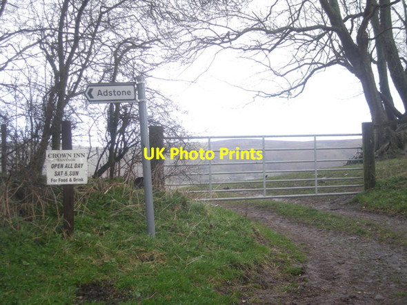 Photo 6"x4" Access denied Wentnor c2009
