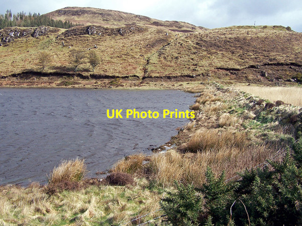 Photo 6"x4" Dam in Loch Suardal Colbost c2009