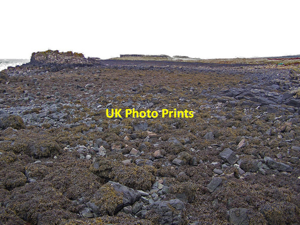 Photo 6"x4" Rocky shore west of Lampay Claigan\/NG2353 c2009