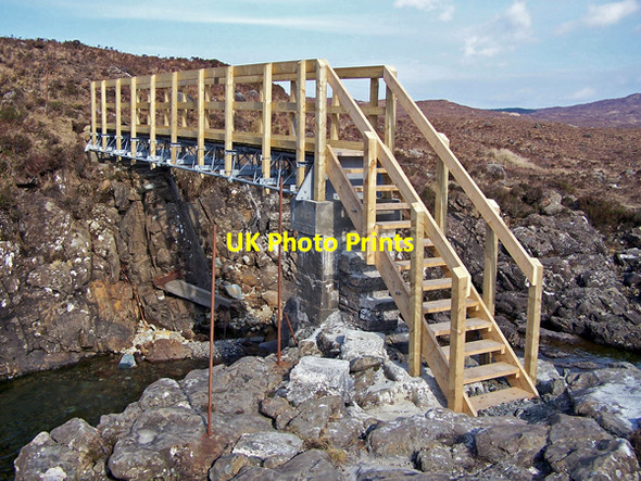 Photo 6"x4" New bridge over Allt Dearg Mor Sconser c2009 P1
