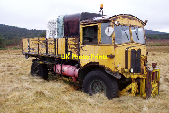 Photo 6"x4" Abandoned Snowplough Clachaig\/NJ0218 c2009