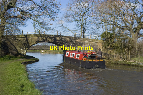 Photo 6"x4" Lancaster Canal at Bell's Bridge Ford Green\/SD4746 c2009