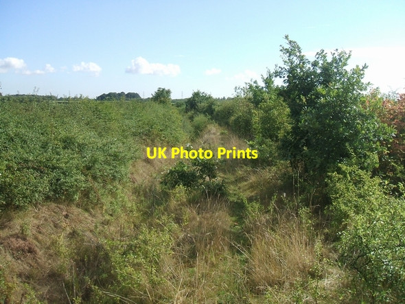 Photo 6"x4" Wulfrun Way - Former colliery railway Bloxwich c2006