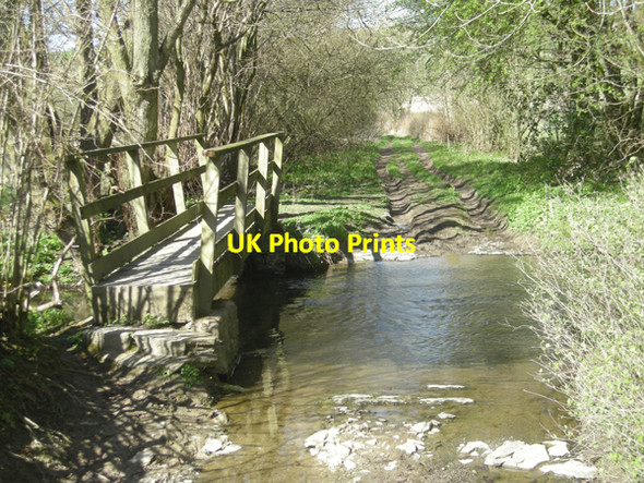 Photo 6"x4" Footbridge & ford on the Jack Mytton Way Newport\/SO3287 c2009
