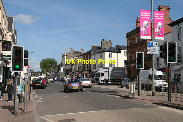 Photo 6"x4" Honiton: High Street and New Street Honiton\/ST1600 c2009