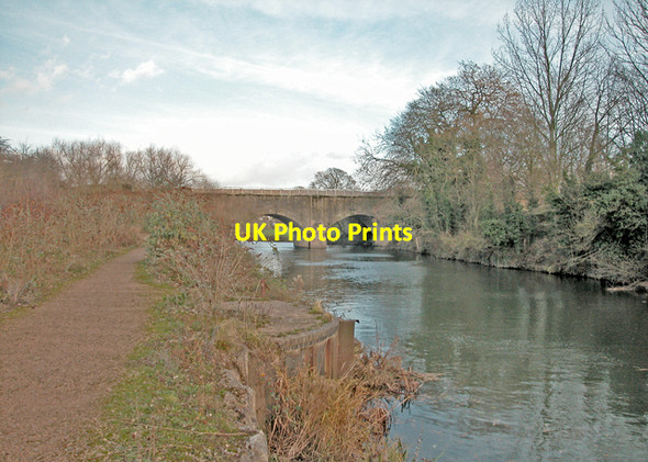 Photo 6"x4" Canal aqueduct Royal Leamington Spa c2005