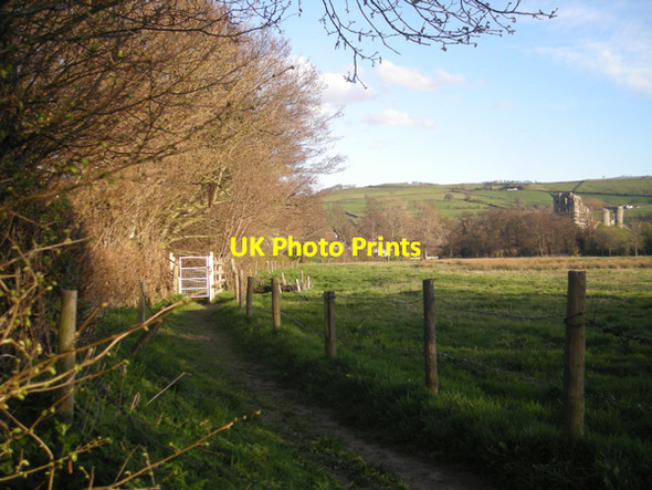 Photo 6"x4" Shropshire Way nearing Clun Gree c2009