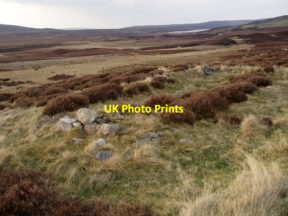 Photo 6"x4" Ruin near Ryndian Loch an t-Sidhein\/NH9732 c2009