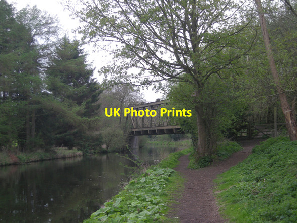 Photo 6"x4" The old railway bridge across the S & W canal Compton\/SO8898 c2009
