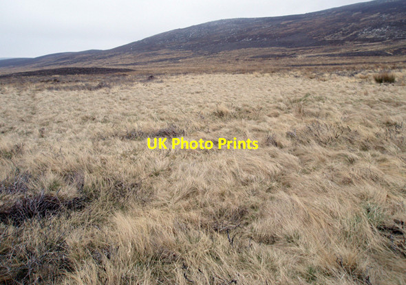Photo 6"x4" Grassy area west of Carn nan Clach Garbha Carn nan Clach Garbha c2009