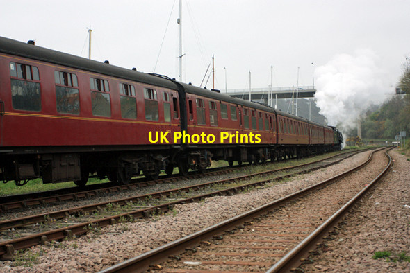 Photo 6"x4" A steam train reversing into Whitby Station Whitby\/NZ8910 c2009