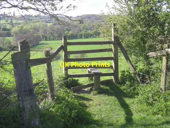 Photo 6"x4" Stile on a footpath to Tanworth-in-Arden Danzey Green c2009