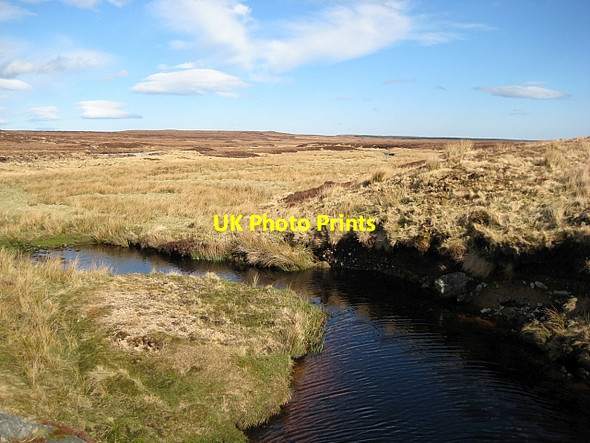 Photo 6"x4" River Dyke or Abhainn Bheag Allt Bad Thearaig c2009