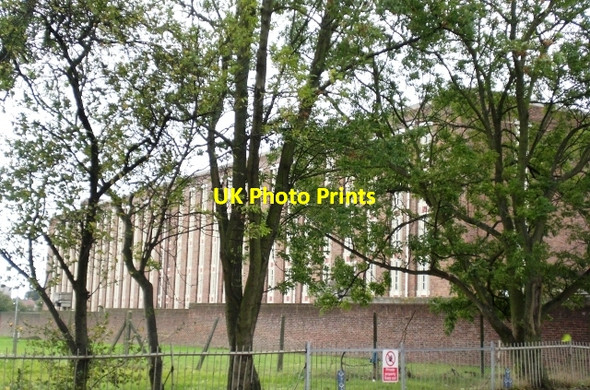 Photo 6"x4" British Newspaper Library and trees, Colindale Avenue NW9 Hendon\/TQ2389 c2008