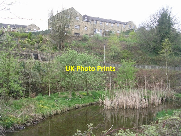 Photo 6"x4" Leeming Water - Station Road Lower Town\/SE0334 c2009