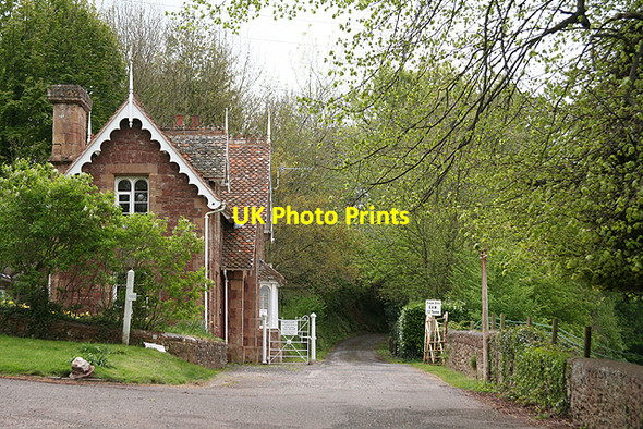 Photo 6"x4" Williton: entrance to Orchard Wyndham Sampford Brett c2009