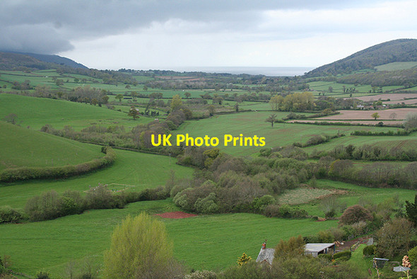 Photo 6"x4" Wootton Courtenay: Porlock Vale Blackford\/SS9245 c2009
