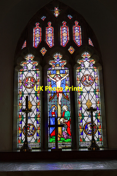 Photo 6"x4" Parish Church of St Mary, Chettle (interior) Chettle c2009