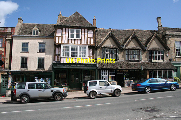 Photo 6"x4" Burford: High Street facades Burford\/SP2512 c2009