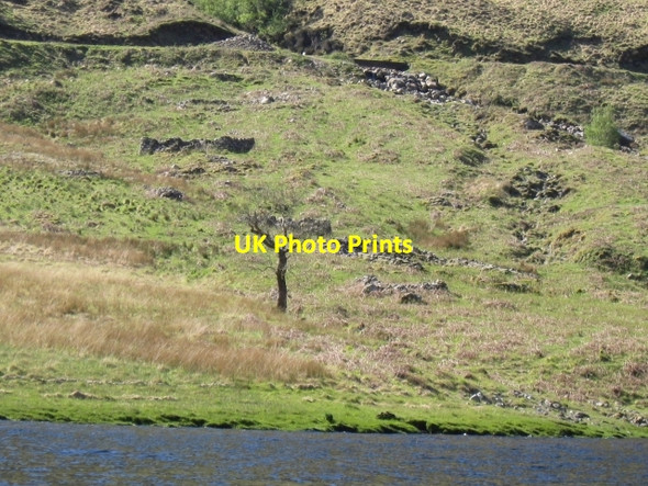 Photo 6"x4" Remains of buildings at Glaschoirean Port Tigh Ghilleasbuig c2009