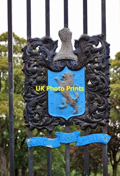 Photo 6"x4" Pickering Park Gates - detail Hessle\/TA0326 c2009