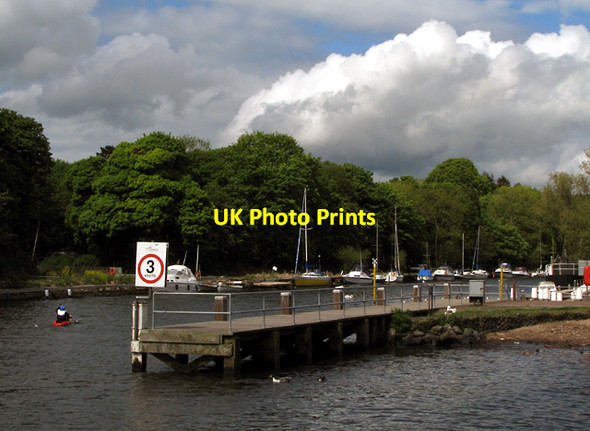 Photo 6"x4" Jetty on the Six Mile Water Antrim c2009