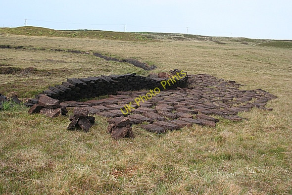 Photo 6"x4" Peat Cuttings Cairinis c2009
