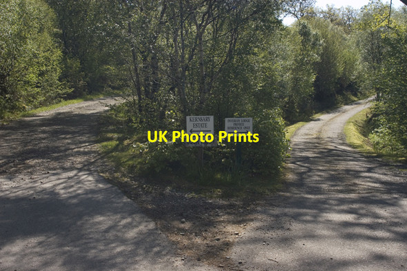 Photo 6"x4" Track junction Londubh c2009