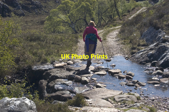 Photo 6"x4" Ford on the Allt Lochan Giubhais Carn nan Con-easan c2009