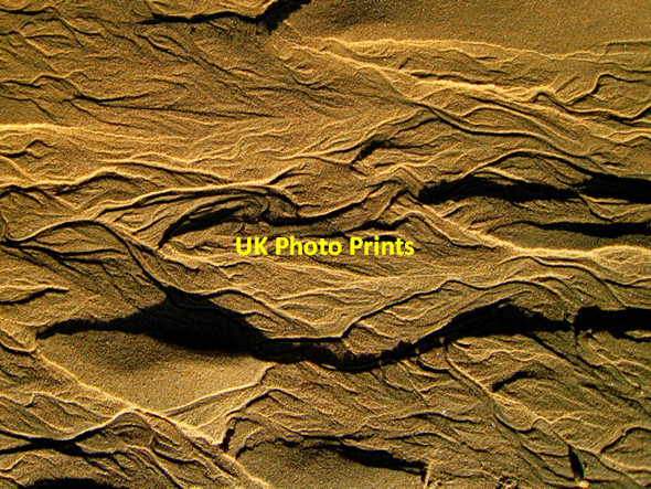 Photo 6"x4" Newburgh: patterns on the beach Newburgh\/NJ9925 c2009