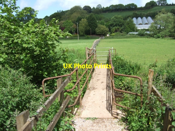 Photo 6"x4" Footbridge over the Alphin Brook Exeter c2009